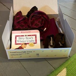 Complete bitty baby sweet snowflake dress